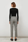 CROPPED CHECK TROUSERS