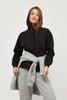 CROPPED FLEECE HOODIE