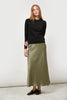 KNITTED BLACK SWEATER WITH WOOL