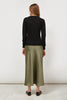 KNITTED BLACK SWEATER WITH WOOL