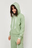 CROPPED FLEECE HOODIE