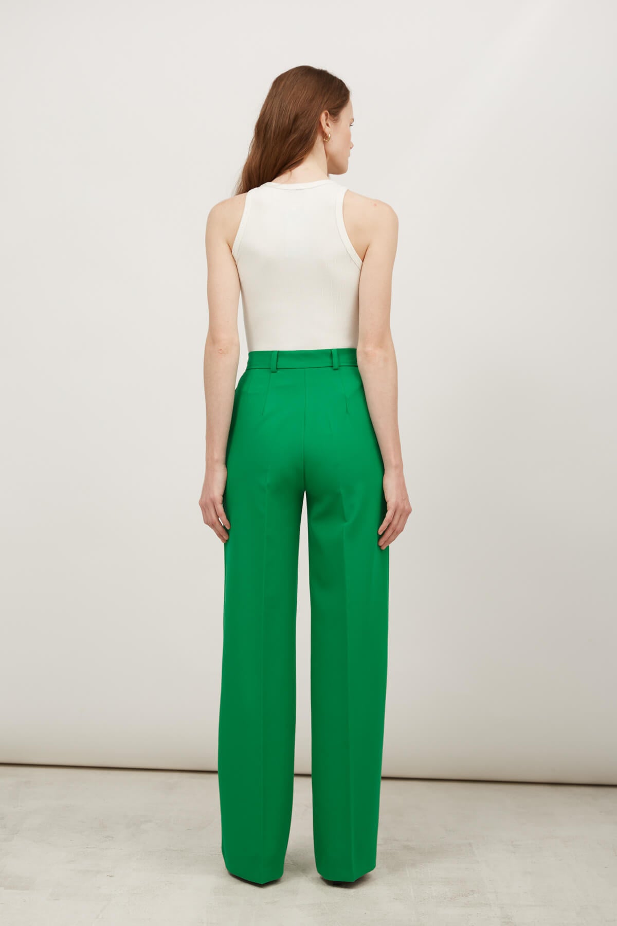 STRAIGHT-LEG TROUSERS