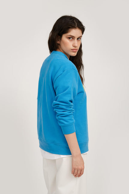 NEW JERSEY SWEATSHIRT WITH PRINT 
