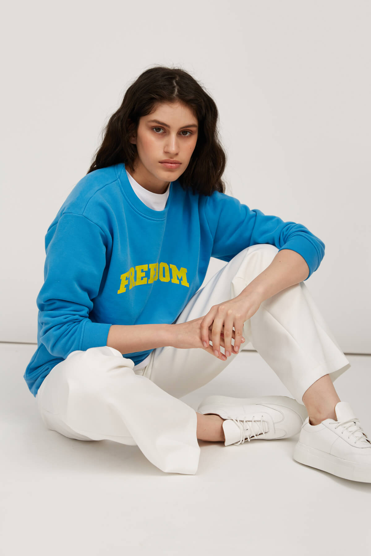 NEW JERSEY SWEATSHIRT WITH PRINT 