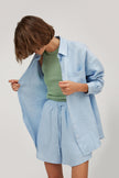 LOOSE-FIT LINEN SHIRT