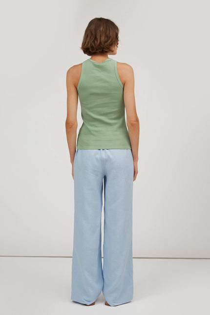 LOOSE-FIT PANTS WITH LINEN