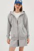 ZIP JERSEY HOODIE