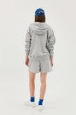 ZIP JERSEY HOODIE
