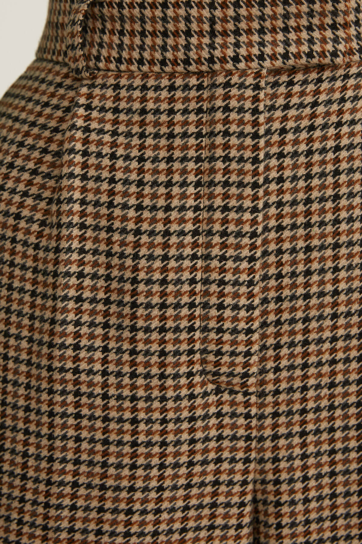 WIDE-LEG ELONGATED TROUSERS WITH WOOL