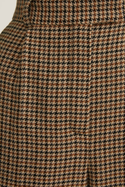 WIDE-LEG ELONGATED TROUSERS WITH WOOL