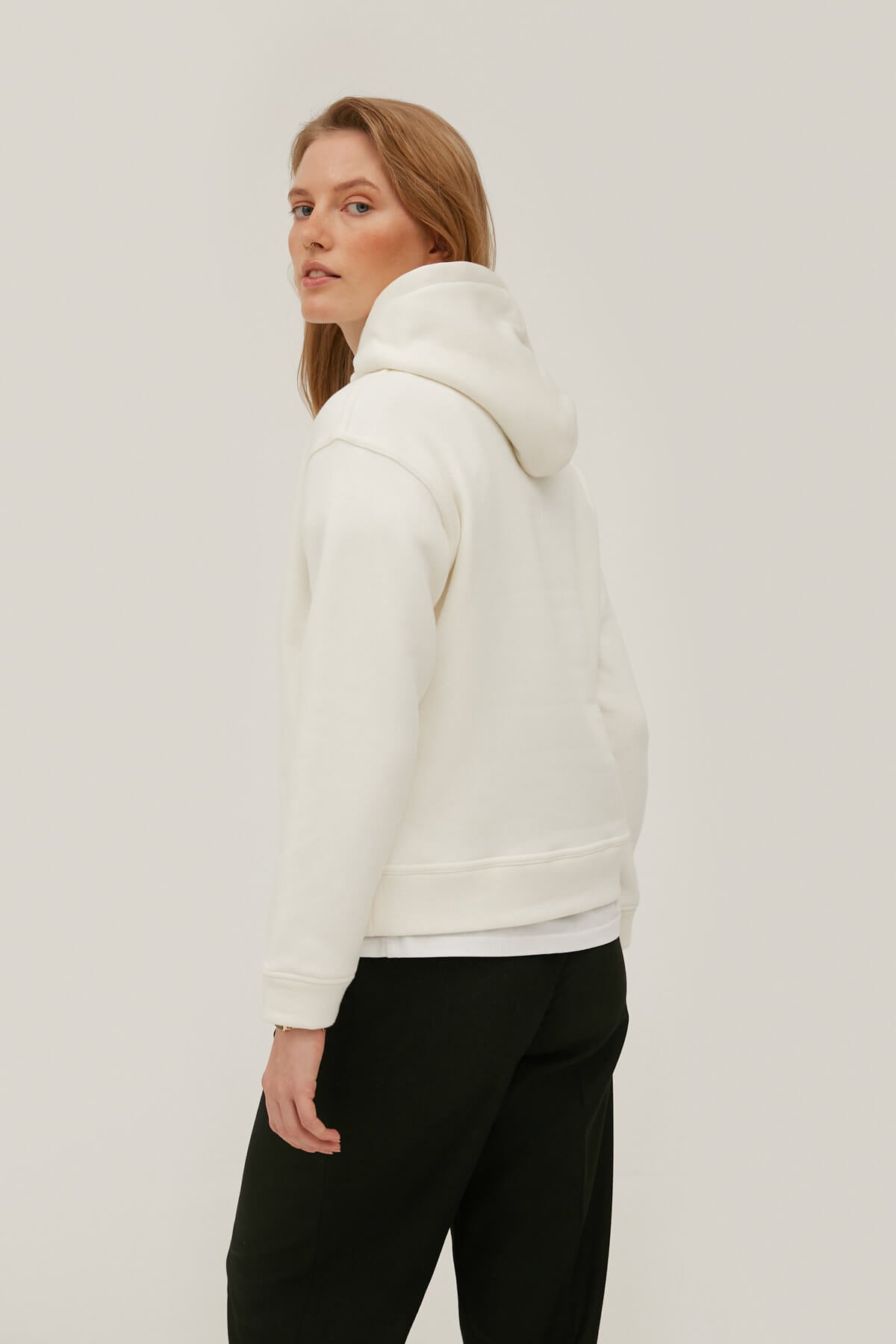 JERSEY HOODIE WITH 