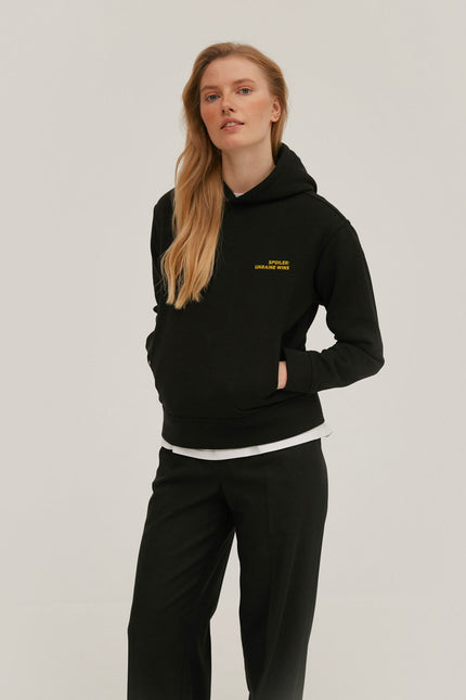 JERSEY HOODIE WITH 