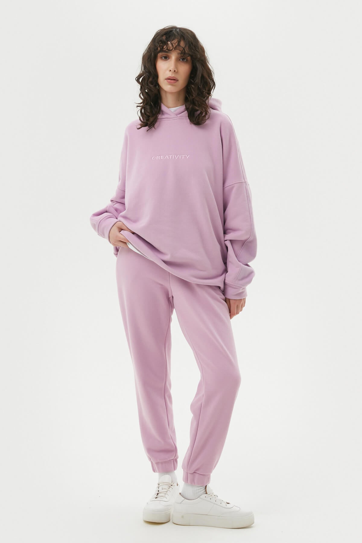 OVERSIZE JERSEY HOODIE 