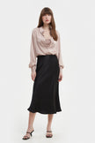 MOCCO LOOSE-FIT SATIN SHIRT