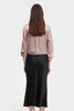 MOCCO LOOSE-FIT SATIN SHIRT
