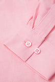 LOOSE-FIT PINK COTTON SHIRT