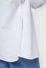 SLIM FIT WHITE COTTON SHIRT
