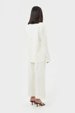 MILKY JERSEY V-NECK JUMPER