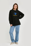 SWEATSHIRT WITH FLEECE