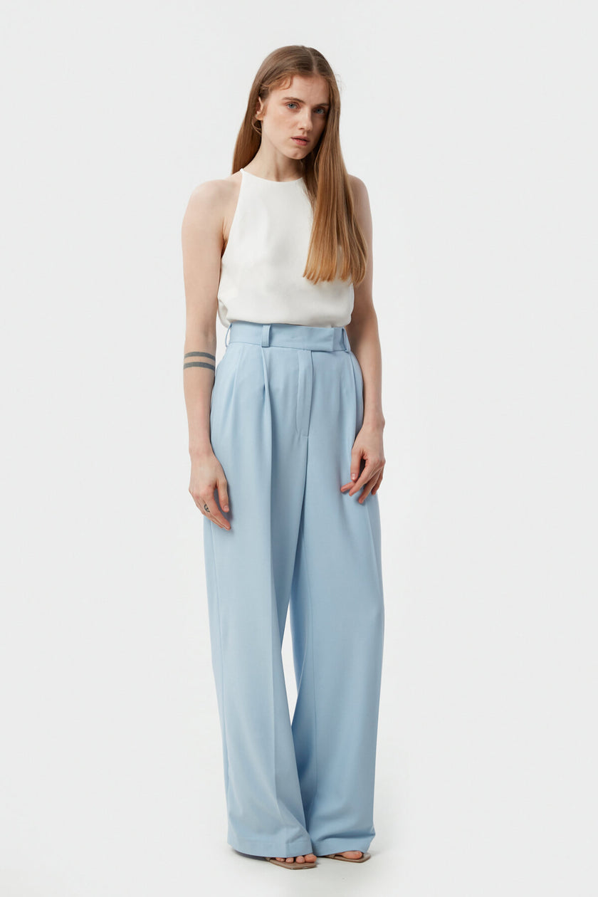 PALAZZO PANTS MADE OF SUIT FABRIC