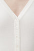 MILKY KNITTED BODYSUIT WITH VISCOSE