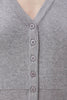 GREY KNITTED BODYSUIT WITH VISCOSE
