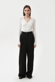 PALAZZO PANTS MADE OF SUIT FABRIC