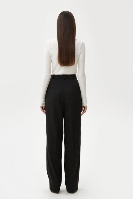 PALAZZO PANTS MADE OF SUIT FABRIC