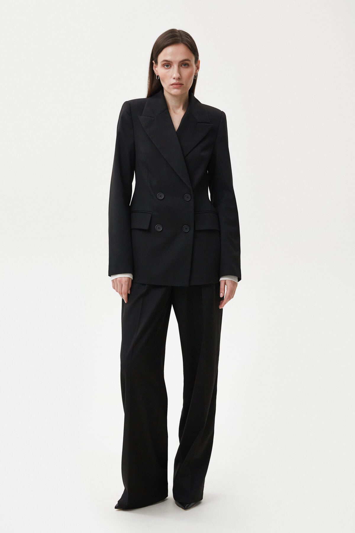 PALAZZO PANTS MADE OF SUIT FABRIC