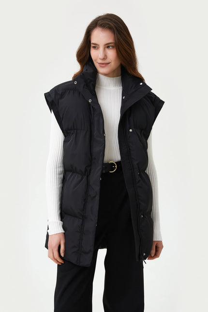 STRAIGHT MILKY QUILTED VEST