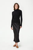KNITTED RIBBED JUMPER WITH VISCOSE