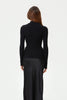 KNITTED RIBBED JUMPER WITH VISCOSE