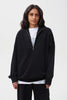 SWEATSHIRT WITH ZIPPED COLLAR