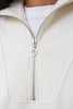 SWEATSHIRT WITH ZIPPED COLLAR