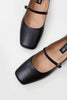 MARY JANE BALLET FLATS MADE OF GENUINE LEATHER