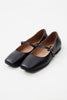 MARY JANE BALLET FLATS MADE OF GENUINE LEATHER