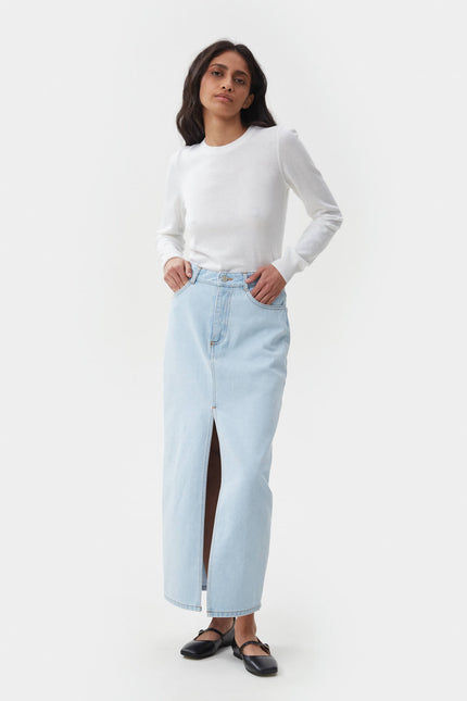 MILKY KNITTED COTTON JUMPER