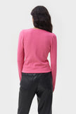 PINK KNITTED COTTON JUMPER
