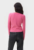 PINK KNITTED COTTON JUMPER