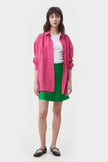 FUCHSIA LOOSE-FIT VISCOSE SHIRT