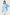 BLUE LOOSE-FIT VISCOSE SHIRT