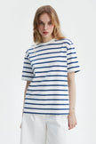 STRIPED COTTON T-SHIRT