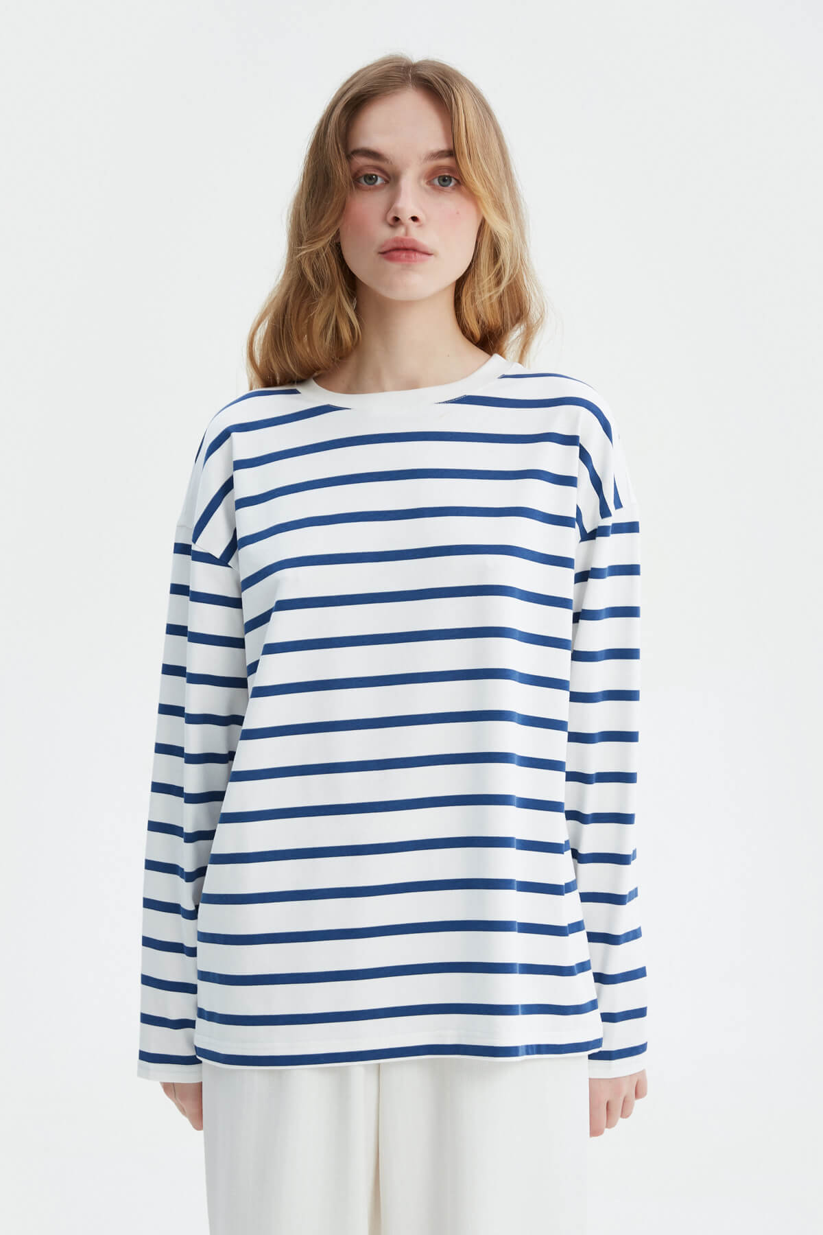 STRIPED COTTON LONGSLEEVE