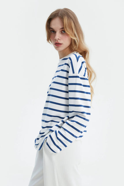 STRIPED COTTON LONGSLEEVE