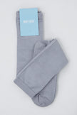 Ribbed cotton high socks