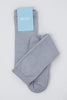 Ribbed cotton high socks