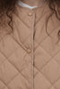 QUILTED BEIGE HEATED JACKET