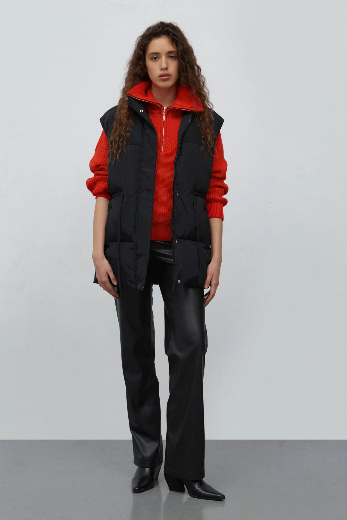 MILKY QUILTED WAISTCOAT