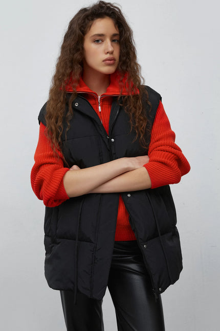 MILKY QUILTED WAISTCOAT