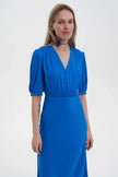 SHORT SLEEVE MIDI DRESS